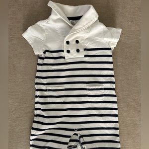 JANIE AND JACK romper one piece striped